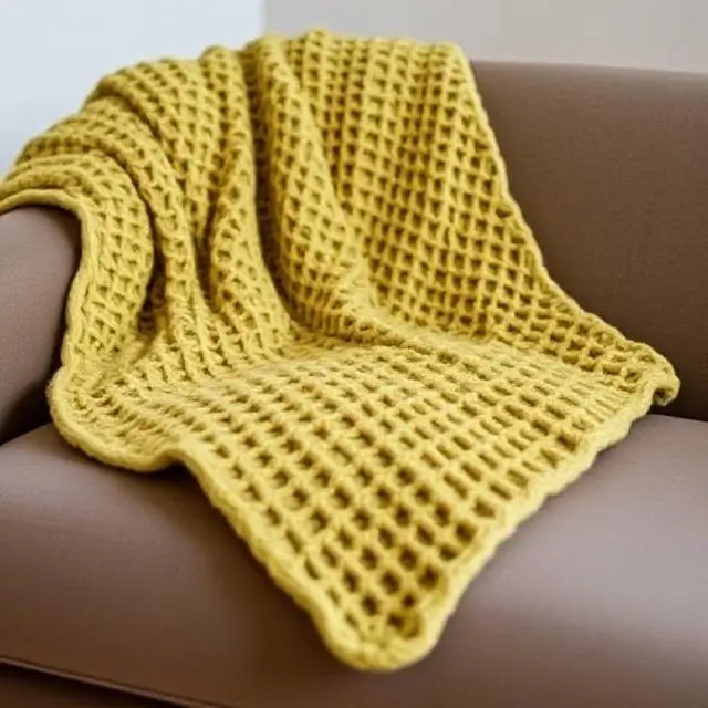 Waffle Knit Blanket