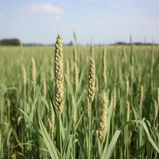 Flax plants in a field, representing sustainable sourcing